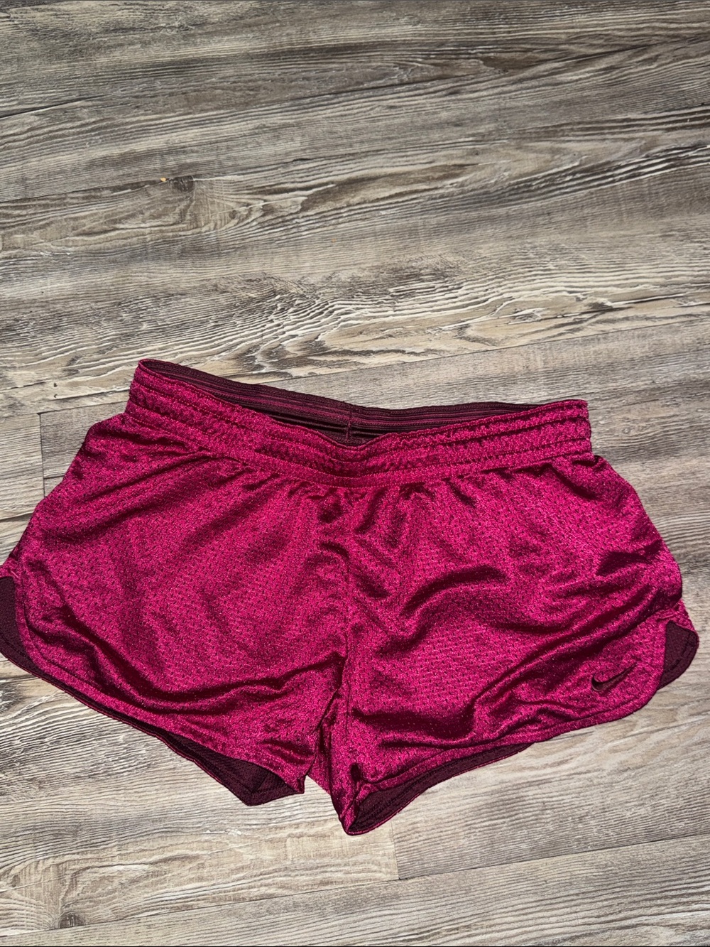 Nike Women's magenta Athletic Running Shorts